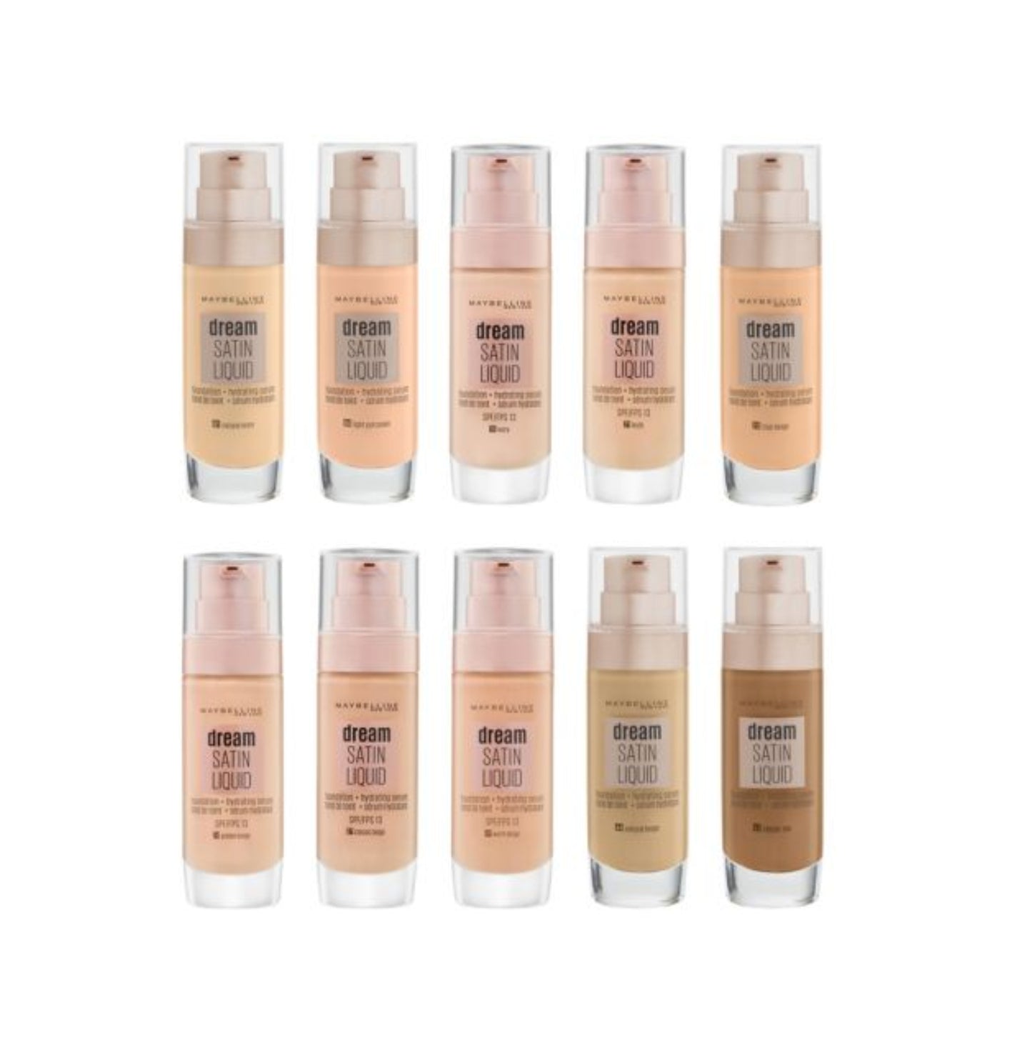 Dream Satin Liquid + Hydrating Serum Foundation 30ml