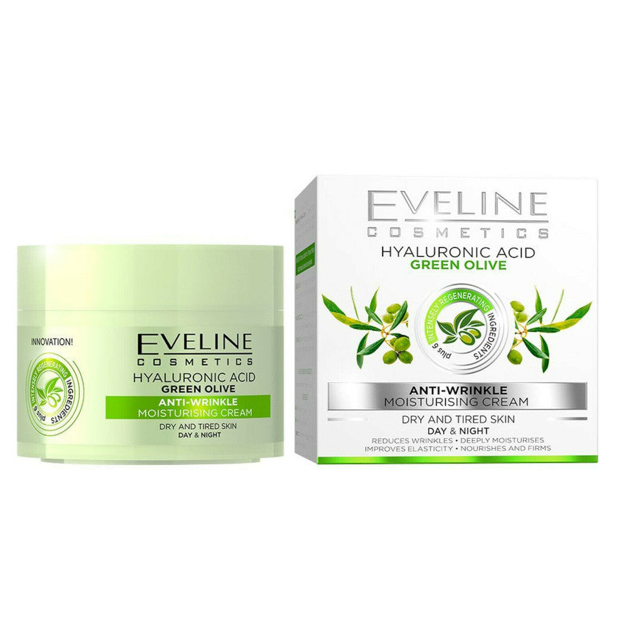 Hyaluronic Acid - Green Olive Anti Wrinkle Cream 50ml
